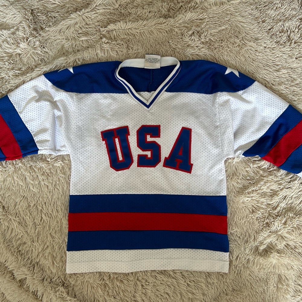 COPY - Youth Medium Vintage “Miracle on Ice” USA Hockey Jersey